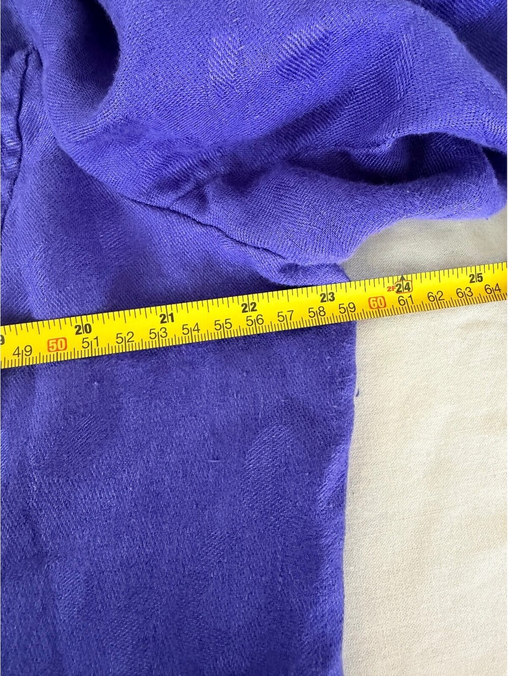 Jones New York Collection 100% Linen Blazer Jacket Purple Women's Size 16 - Picture 5 of 7